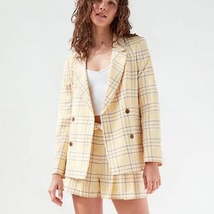 *SET* Sunday Best Aritzia Yellow Galt Blazer & Shorts